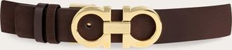 Ferragamo Women Adjustable Gancini belt Brown