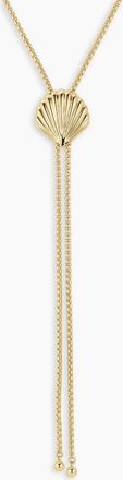 Gorjana Scallop Bolo Necklace In Gold