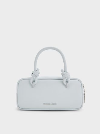 Charles & Keith Sammie Knotted-Handle Elongated Bag