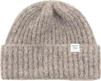 Norse Projects Berretto in Lana dAlpaca a Coste Spesse - - Accessories - Uomo - Beige - ONE SIZE