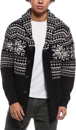 Weatherproof Vintage Weatherproof Vintage Snowflake Shawl Collar Cardigan
