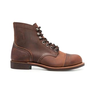 Red Wing Shoes Iron Ranger 6-Inch Boot - Heren - Schoenen - Bruin - Maat: 44 EU Zijde