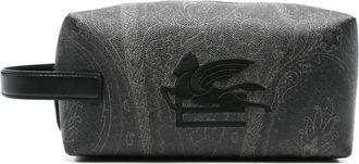 Etro Toilettas met geborduurd logo - Grijs