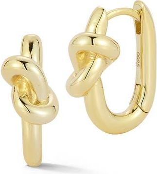 Glaze Jewelry Love Knot Hoop Earrings in Gold at Nordstrom Rack