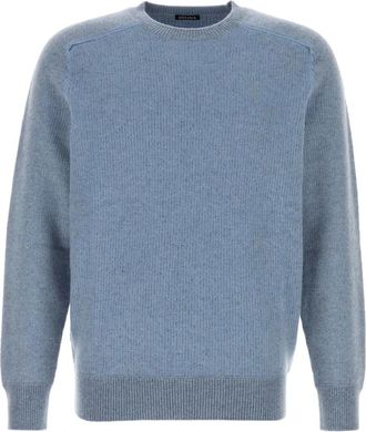 Ermenegildo Zegna Maglione in cashmere a coste - Blu
