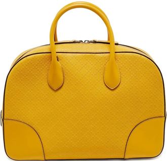 Gucci Diamante leren boekentas - Geel