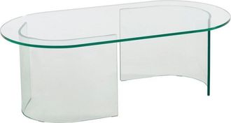 Vente-Unique Vente-unique - Tavolino in Vetro temperato curvo Trasparente - nizwa