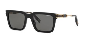 Chopard SCH411 Polarized 700P Mens Sunglasses Black Size 54