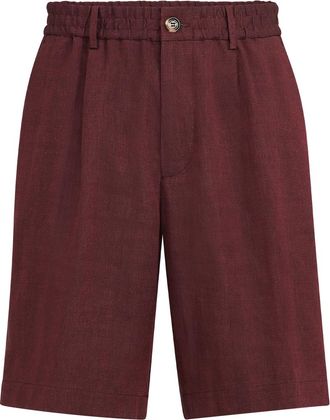Brunello Cucinelli Chevron Bermuda shorts in Cherry at Nordstrom, Size 60 It