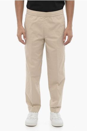 Neil Barrett Low-Wait Slim Fit REM Pants with Drawstring Waist size 48