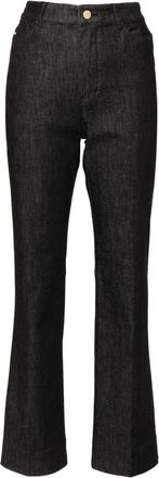 Max Mara Gerard jeans - women - Polyester/Cotton/Spandex/Elastane - 38 - Black
