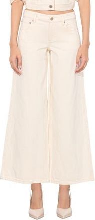 Alice & Olivia Amazing High Waist Ankle Wide Leg Jeans in Natural at Nordstrom Rack, Size 28