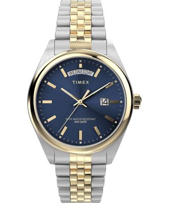 Timex Legacy Mens Multicolour Watch TW2W42600 - Silver & Gold Stainless Steel - One Size