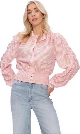 Aaiko Overhemden, Dames, Roze, 2Xl, Leer, Beaudine TEN 505