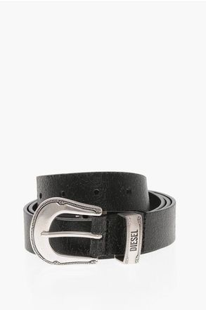 Diesel Leather Belt MEXICAN A Solid-Color 30MM size 100