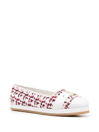 Ferragamo Kacy Espadrille Flat - White