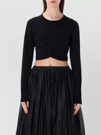 The Garment knotted long sleeve knit top