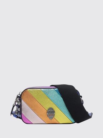 Kurt Geiger Mini camera bag Kensington in pelle a righe multicolor
