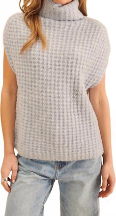 John & Jenn Neville Turtleneck Sweater In Grey