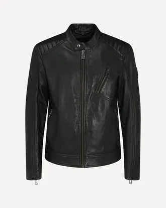 Belstaff Lambskin V Racer Jacket Male 48