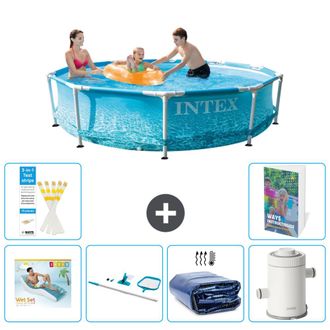 Intex Piscina Con Estructura Redonda - 305x76 Cm - 7-piezas S96