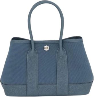 Herm&egrave;s Bolso Tote Pre-owned Vintage - Pre-owned - Mujer - Azul - ONE SIZE