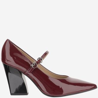 Pinko Pinko gl&auml;nzende Lederpumpen