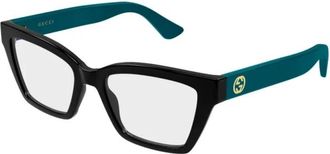 Gucci Glasses, female, Black, Size: 55 MM Gg1715O Eyeglasses