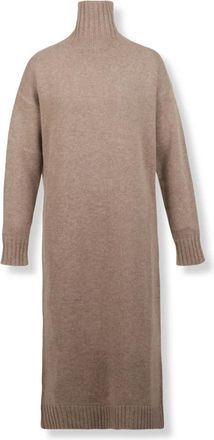 Max Mara Dames, Jurken, Bruin, Maat: XS Kasjmier