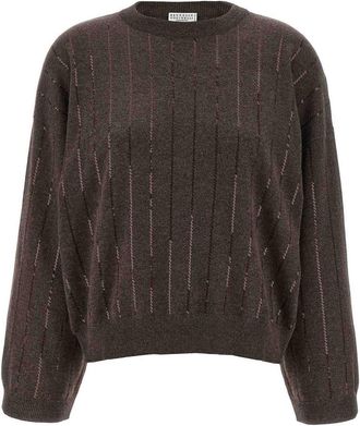 Brunello Cucinelli Sequin Cashmere Sweater