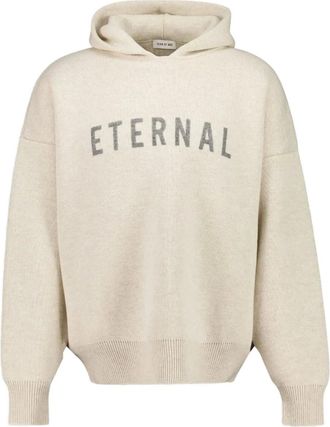 Fear of God Eternal gebreide hoodie - Beige