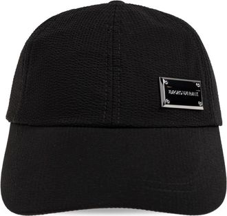 Emporio Armani Baseball Cap - Heren - Petten - Zwart - ONE Size - Leer - Accessoires