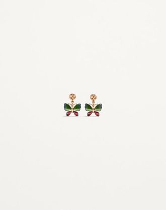 Valentino Garavani Orecchini Vouloirvoler in Metallo e Smalto Donna ORO/MULTICOLOR UNI