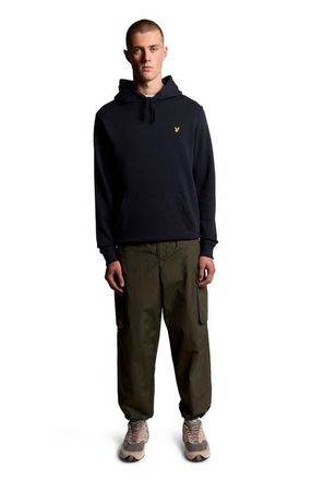 Lyle & Scott Long Sleeve Pull Over Hoodie in Dark Navy at Nordstrom, Size Xx-Large