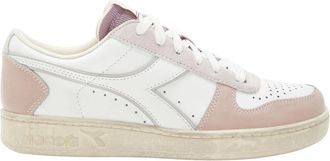 Diadora Iconische Lage Sneaker Grijs Leer - Dames - Sneakers - Grijs - 36 EU - Leer - Schoenen
