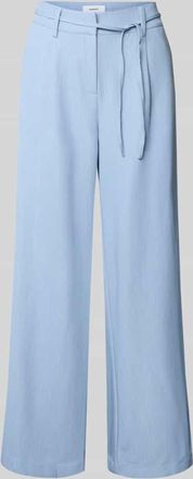 Moves Flared Stoffhose mit Kordelzug Modell Andriana in Hellblau, Größe 34