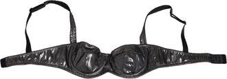 Dolce & Gabbana Black Acetate Stretch Balconette Bra Womens Underwear