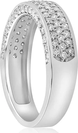 Pompeii3 1 ct Diamond Wedding Ring 14k White Gold Womens Anniversary Band