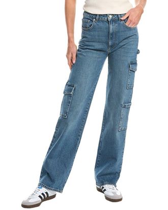 BA&SH Ba&Sh Blue Straight Cargo Jean