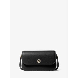 Michael Kors Black Leather Crossbody Womens Bag