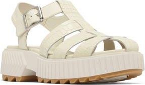 Sorel Ona Streetworks Platform Fisherman Sandal in Chalk/Sea Salt at Nordstrom Rack, Size 10.5