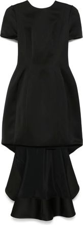 Givenchy Abito asimmetrico in raso - Nero