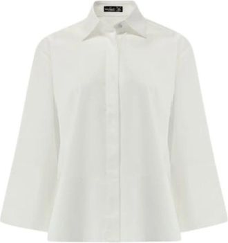 van Laack Elegante Blouse Pelin - Dames - Overhemden - Wit - 2XL - Overhemden