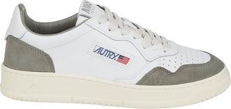 Autry Medalist Low Leather-Suede Low-Top Sneakers
