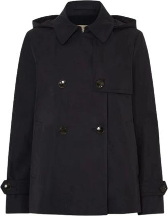 Herno Jassen, Dames, Blauw, M, Katoen, Dean Pea Coat