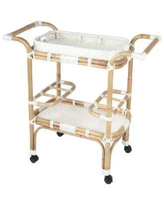 Butler Butler Specialty Company Selena Rattan Bar Cart