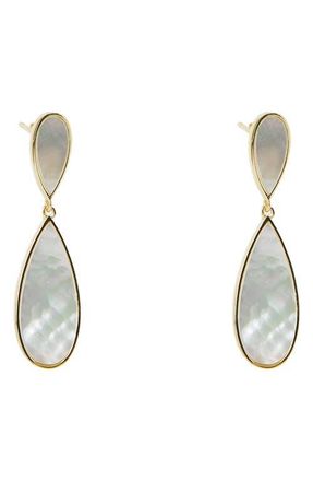 Argento Vivo Mother-of-Pearl Drop Earrings in Gold at Nordstrom
