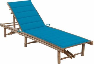 vidaXL Vidaxl - Tumbona De Jard&iacute;n Con Coj&iacute;n Bamb&uacute;