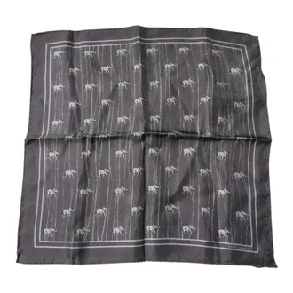 Dolce & Gabbana Pocket Scarves, male, Brown, Size: ONE SIZE Elephant Fantasy Handkerchief Scarf