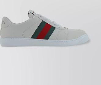 Gucci sneakers calfskin striped platform sole